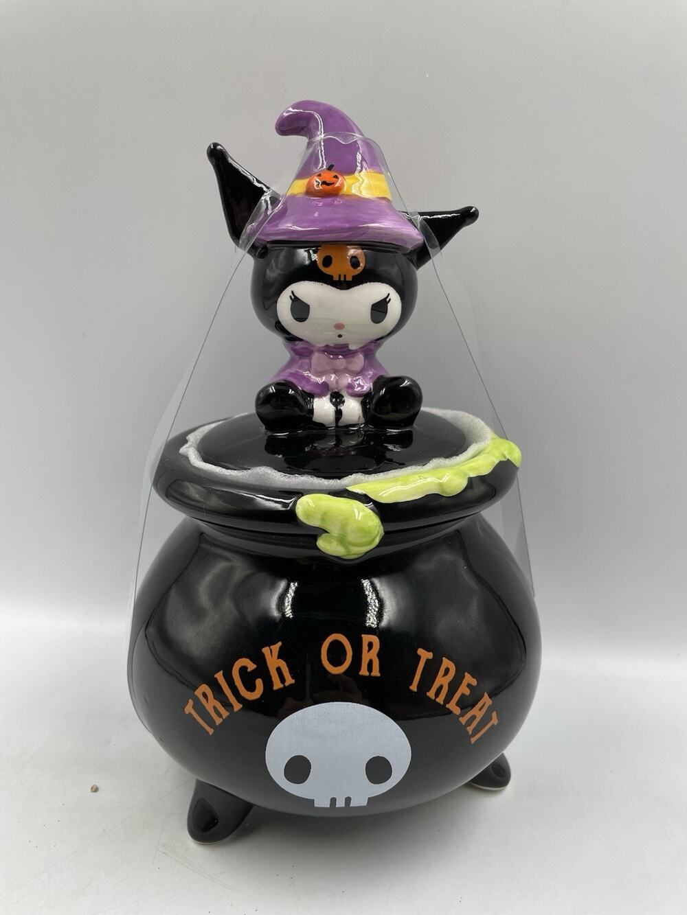 Blue Sky Hello Kitty & Friends Halloween Holiday Cauldron Cookie Jar Brand New